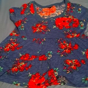 Torrid peplum blouse NWOT